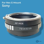 Adapter Converter Converts Sony A-mount To E-mount (AF-NEX) Lenses For Use With Mirrorless NEX/A6000