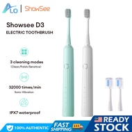 ShowSee Sonic Electric Toothbrush D3 Rechargeable IPX7 Waterproof Whitening Ultrasonic Vibrating Too