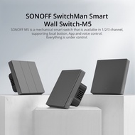 SONOFF M5 80/86 SwitchMan Smart Wall Switch Mechanical Local button APP Control LED Indicator Adjustable via eWeLink Ale
