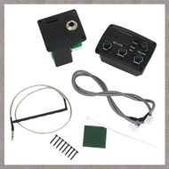 [U L Z R] Acoustic Guitar EQ Preamp with Digital Procedding Tuner 3 Band EQ Equalizer with Tuner Gui