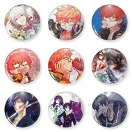 Anime Mystic Messenger Game 707 Tinplate Brooch Figure Icon Badge Handmade Brooches For Backpack Clo