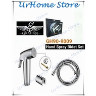 《UrHomeStore》GRAHAN BATHROOM TOILET MODERN HAND SHOWER SPRAY BIDET SET with HOSE GH90-9009