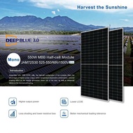 JA SOLAR แผงโซล่าเซลล์ DEEP BLUE 3.0 550W (Half-cell) Module 1 แผง