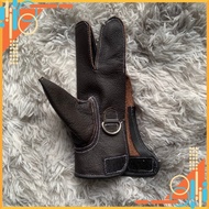 Hunting bird accessories - 3-finger bird of prey gloves for bird training