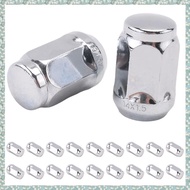 [h5bl3j6wj.ph] 20Pcs 14X1.5 Lug Nuts - 19mm Lug Nut 1.38 inch Tall 3/4 inch Hex Chrome Lug Nuts, for