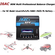 I6AC 80W Multi Charger Professional Balance Charger /DisCharger with Adapter US/EU Plug for RC Car B