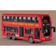 Mytopstore 891PCS Hongkong City Red Double Decker Tour Bus Model Construction Develop Toy Building Block Brick Gift Kids DIY Set New