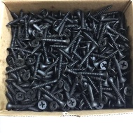 PER BOX-1000PCS Gypsum screw/Black screw for wood for steel metal1inch 1 1/4inch 1 1/2inch 2inch who