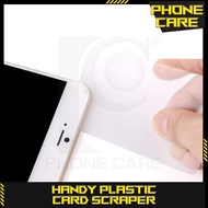 HANDY PLASTIC CARD PRY OPENING SCRAPER TEARDOWN REPAIR TOOL FOR MOBILE PHONE GLUED LCD SCREEN IP IPAD BACK HOUSING