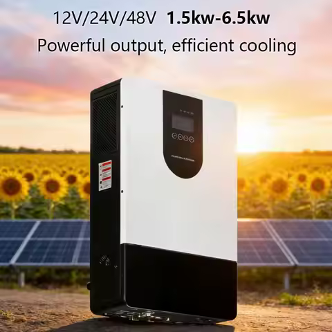 1.5-6.5KW 12V/24V/48V High-frequency off-grid and on-grid solar inverter supports battery-free opera