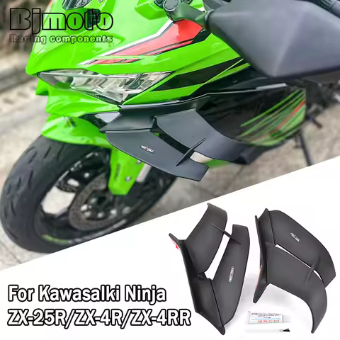 ZX 4R 4RR 25R Motorbike Winglets Aerodynamic Wing Kit Spoiler For Kawasaki ZX25R 2020-2024 ZX4R ZX4R