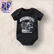 HITAM Muhammad ALI MMA BOXING short jumper baby clothes t-shirt with writing age 0 1 2 3 4 5 6 7 8 9
