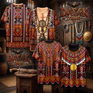 Round Neck Shirt Sacred Tribe Pattern