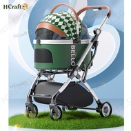 Pet Stroller Detachable Dog Stroller Portable Cat Stroller Foldable Cat Cage manxingbiyan2.sg