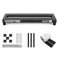 บอร์ดแพดเดิลกีตาร์ GHOSTFIRE แผงอะลูมินัมอัลลอยเอฟเฟกต์ PedalboardV Series (V-BABY1-PB 13.7 X 5.5)