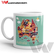 Australia Mug Australia Mug Custom Gift Souvenir Gift Australia Mug World City V3