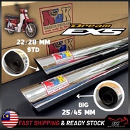 NLK Exhaust Pipe Ekzos Exzos Racing For EX5 DREAM Standard (22/28mm) / (25/45mm) Big Cone