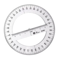 OXXGGKAO 25cm Circle Protractor 360 Degree Measuring Tool Round Protractor Rule Math Protractor Circ