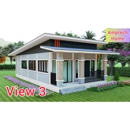 PELAN RUMAH 3 BILIK (LANTAI 22'x46') 1012KPS ((BACA DESCRIPTION))