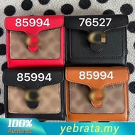 85994 76527 tabby women's color blocking short wallet change with cow leather