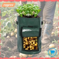 [rqgrov] 5Gallon Potato Grow Bag with Reinforced Handles PE Fabric Pot Planter Bag Garden Planting B