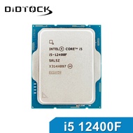 Intel | Intel core i5 12400F 2.5GHz 6-Core 12-Thread CPU Processor 10NM L3=18M 65W LGA 1700 No coole