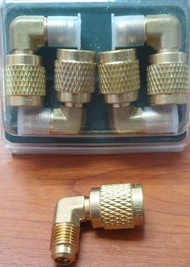 Hongsen High Quality R410A L-Shape Copper Brass Fitting