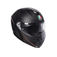 AGV Sportmodular Multi Tricolore Carbon Helmet Asian fit (FREE HEVIK HELMET BAG)