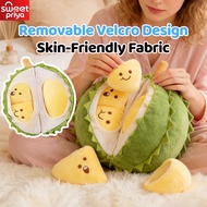 Pillow Throw Pillow Durian Plush Toy Decompression Doll Soft Stuffed Toy Fruit Durian Plush Pillow K