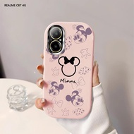 Softcase For Realme C67 C65 C63 C61 C55 C53 C51 C35 C21Y C25Y Cartoon Mickey Minnie Back Cover Case 