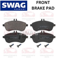 SWAG GERMANY FRONT BRAKE PAD MERCEDES BENZ W204 C180K C180CGI C200K C200CGI C230 V6 C250CGI C204 W212 E200 CGI