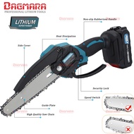 Dagmara Cordless Chainsaw 6 Inch Cutting Portable Chainsaw Chain Saw Battery Tree Cutter Gergaji Elekt