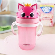 20900 Pinkfong 3D Straw Water Bottle 300ml (8040) Bottle Water Bottle