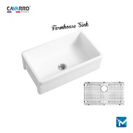 Cavarro Ceramic Kitchen Farmhouse Sink, Apron Sink CF332010
