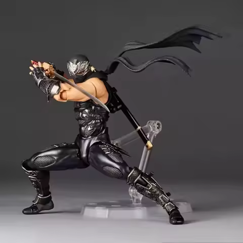 In Stock Ryu Hayabusa Ninja Gaiden Revoltech 1/12 Amazing Yamaguchi Action Anime Figures Collection 