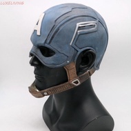 LUXELIVING Captain America Headgear, Superhero Justice Captain America Cosplay Costume, Captain Amer