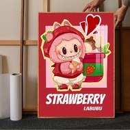 Labubu Diamond Painting Litchi Berries 2025 New Cartoon Anime Cute Handmade Dot Sticker Cross Stitch