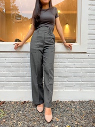 Diora Highwaist Pants | Celana Highwaist Pants Kulot Loose Panjang