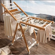Foldable Laundry Clothes Drying Rack Aluminium Alloy - No Installation - 2024 New Stylish Design