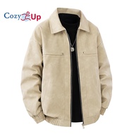 Casual Leather Jacket, Flight Suit, Men's Leather Coat