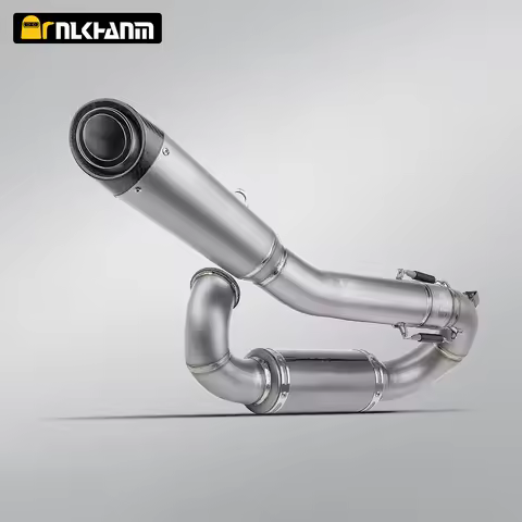 For panigale V2 Project with power pack S1 titanium exhaust system kit slip on line for v2 panigale 
