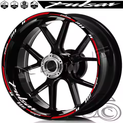 For Bajaj Pulsar NS 400 180 200 125 150 N160 250 220F Motorcycle Wheel Sticker Rim Decal Stripe Tape
