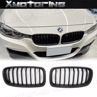 XM Carbon Fiber Boutique BMW 12-16 F30 F31 3 Series Performance Style Matte Black Horizontal Bar Wat