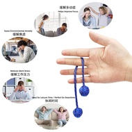 Begleri Skill Toy - 2 Steel Beads with Paracord, Hand Exercise Fidget Spinner for Finger Dexterity &