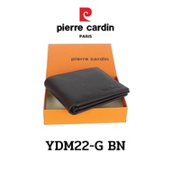 Pierre Cardin (ปีแอร์ การ์แดง) กระเป๋าธนบัตร กระเป๋าสตางค์เล็ก  กระเป๋าสตางค์ผู้ชาย กระเป๋าหนัง กระเป๋าหนังแท้ รุ่น YDM22-G พร้อมส่ง ราคาพิเศษ
