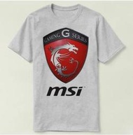 GEEK 極客 msi gaming g series 微星 龍盾 定制 T-Shirt T恤圓領短袖