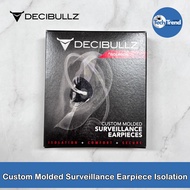 (Decibullz) Custom Molded Surveillance Earpiece ชุดหูฟังวิทยุ ชุดหูฟังส่งสัญญาณเสียงอะคูสติก ชุดหูฟั