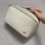💖Cle de peau 米色絨面 超大容量手提化妝袋 化妝包 收納袋✨cdp cpb makeup bag 