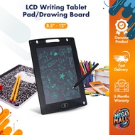 LCD Writing Tablet Pad/Drawing Board For Kid Children Drawing Board Education Art Partial Erase Full