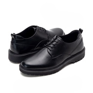 THOM BLACK (KULIT ASLI) |ManNeedMe x Kenzio| Sepatu Pantofel Pria Spatu Derby Formal Oxford Shoes